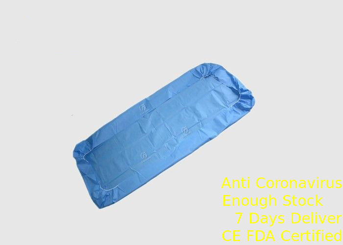 통기성 처분할 수 있는 침대 시트. 처분할 수 있는 매트리스 보호자 파랑 색깔 협력 업체